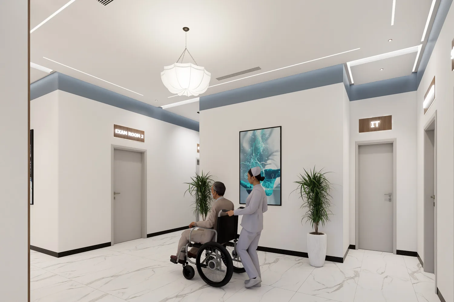 Accessible clinical corridor
