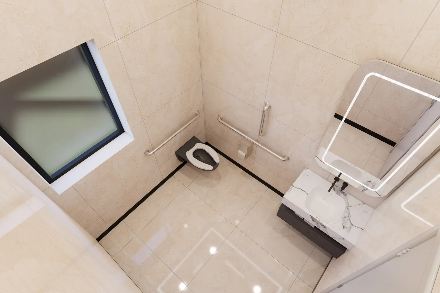 ADA restroom concept