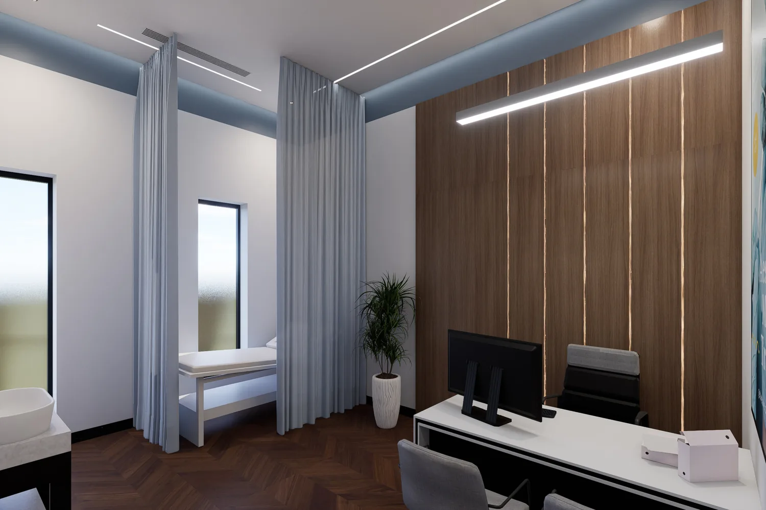 Consultation office concept